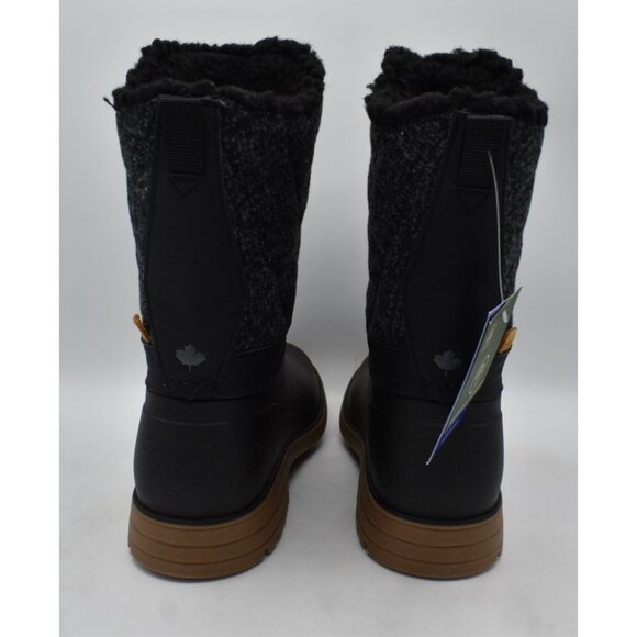 Kamik Womens Size 7 Stella Black White Waterproof Rain Boots - Picture 5 of 11